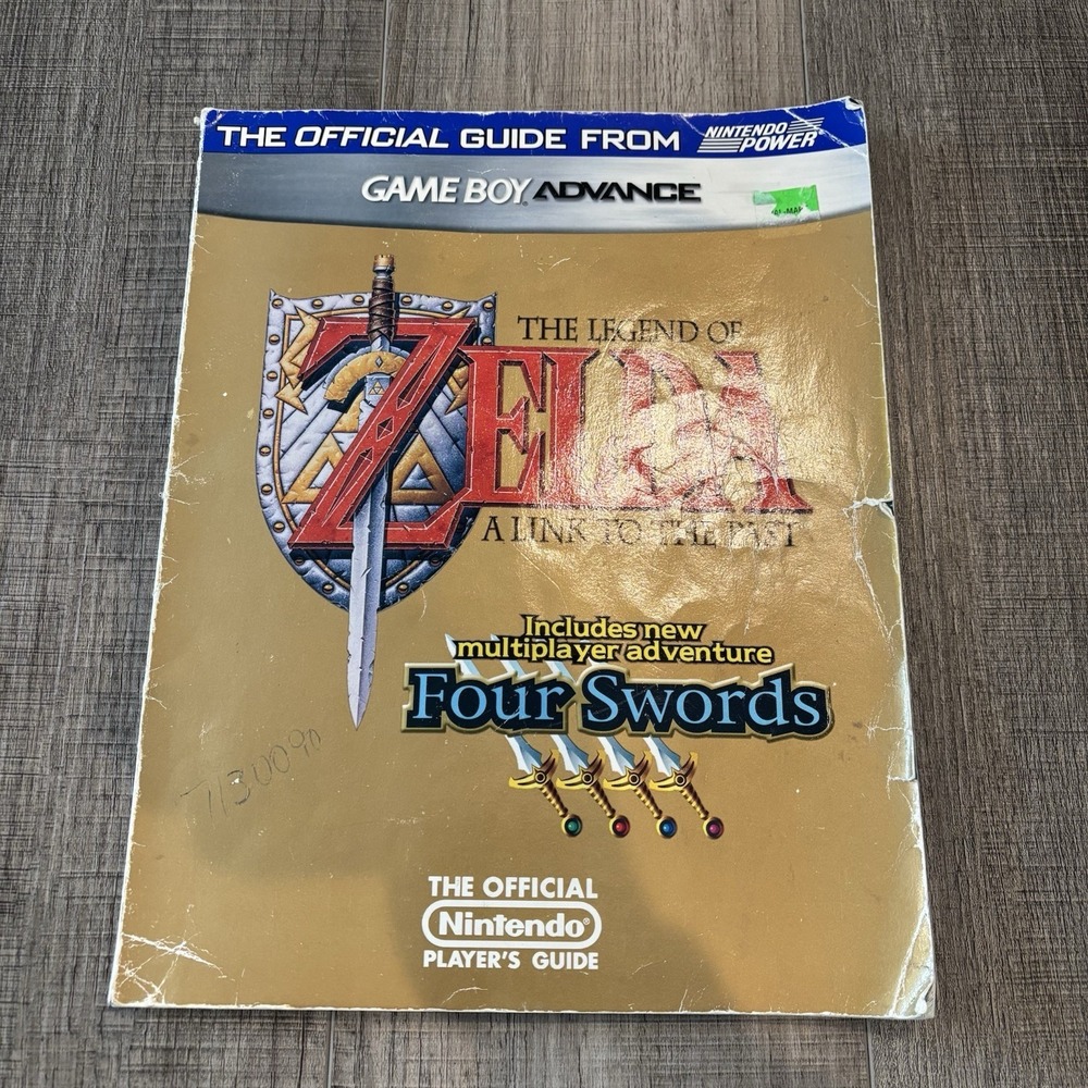 Legend of Zelda Link to Past Official Nintendo Power Strategy Guide W/ Poster